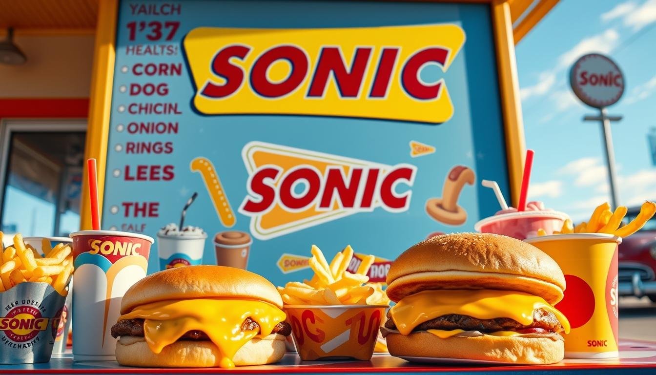 sonic fast food menu