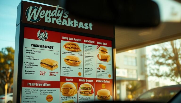 drive thru wendy's breakfast menu