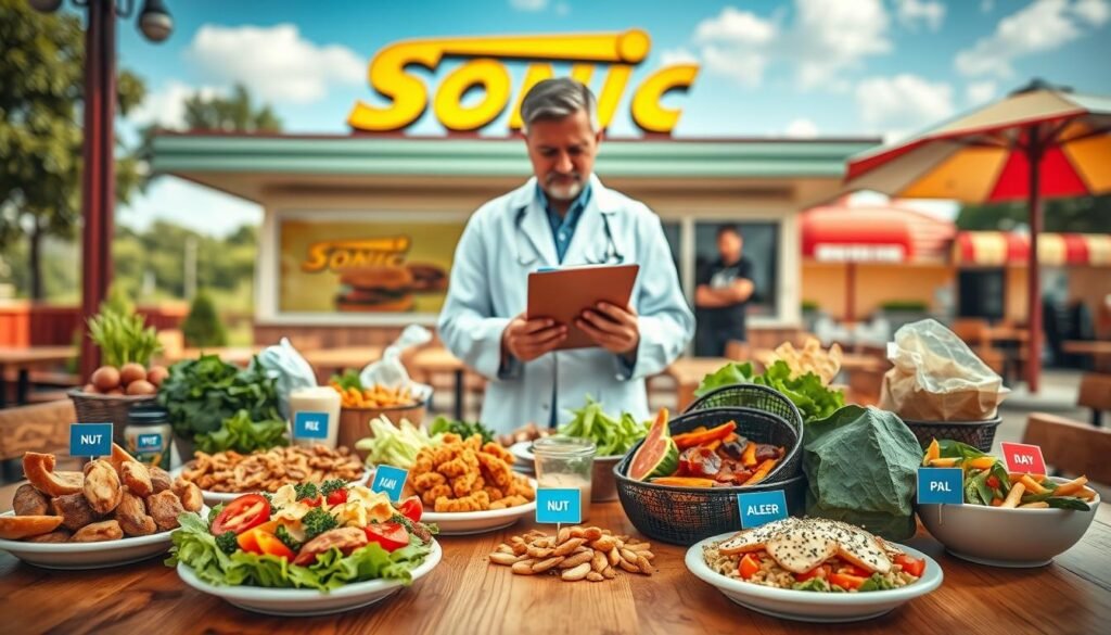 safety nutrition allergen Sonic