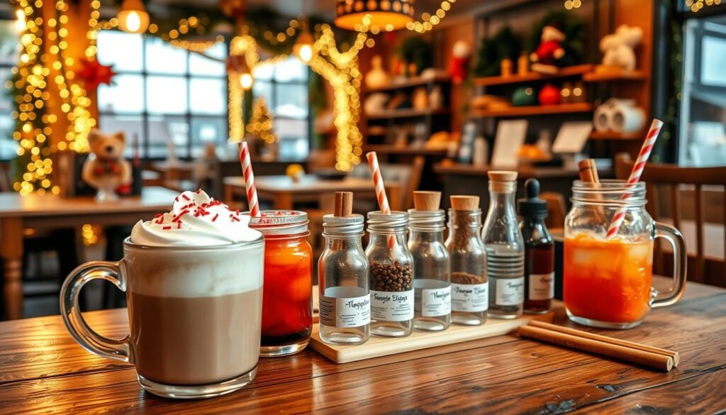 customize seasonal drinks