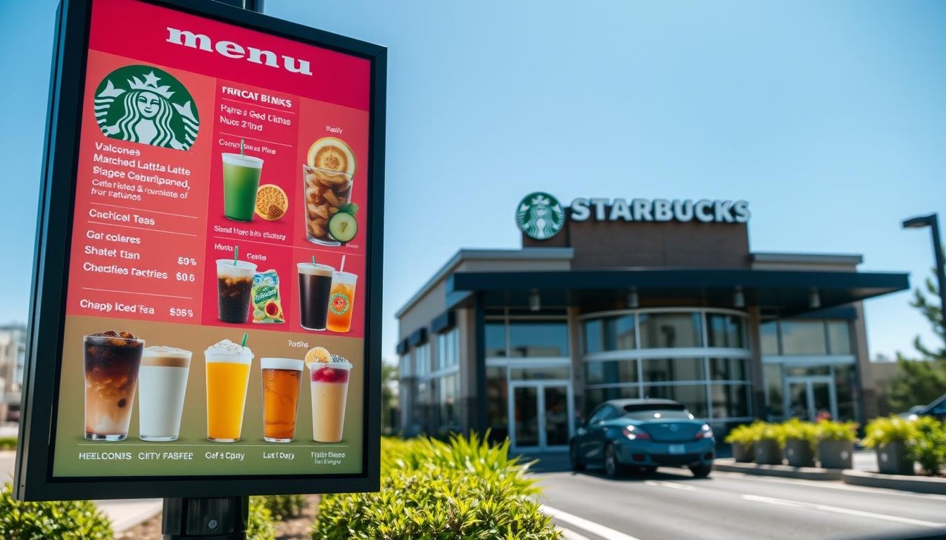 starbucks drive thru menu
