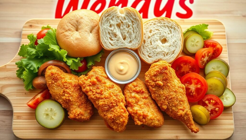wendy's chicken sandwich ingredients