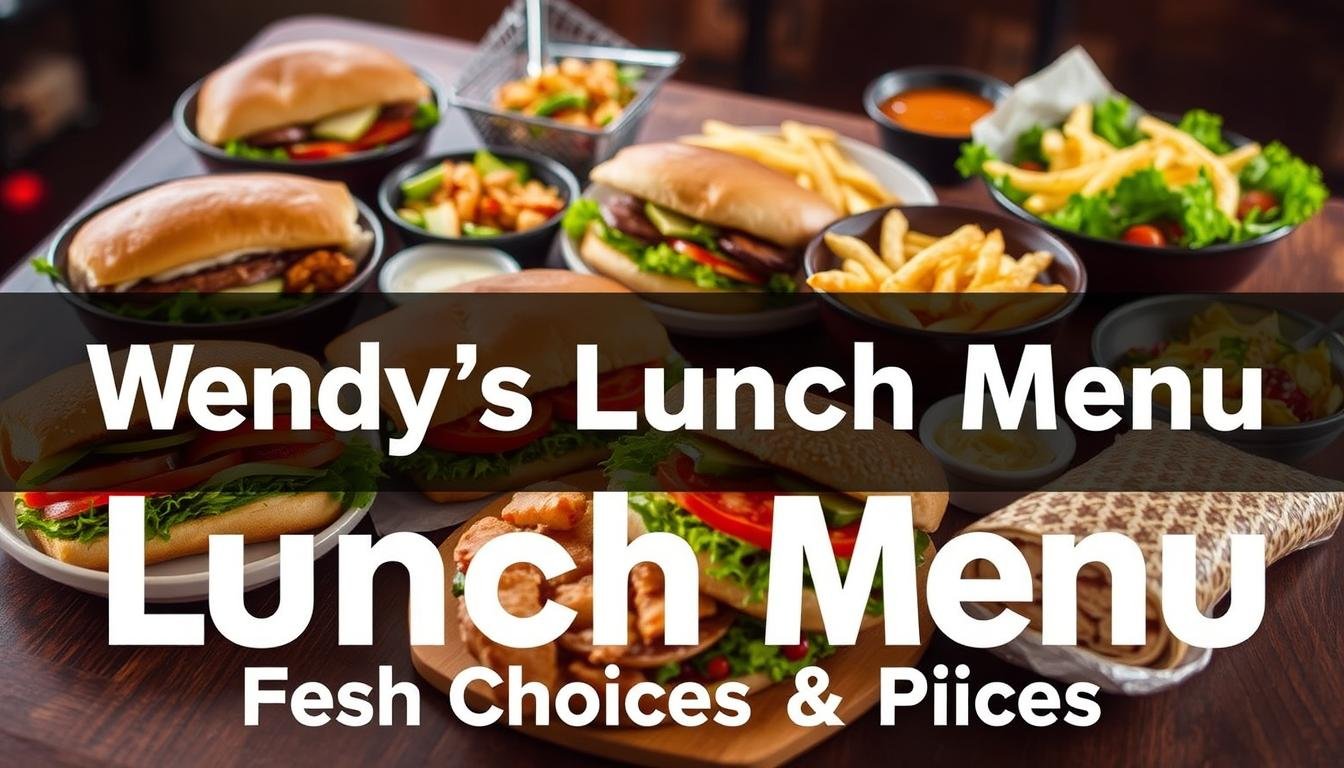 wendy's lunch menu