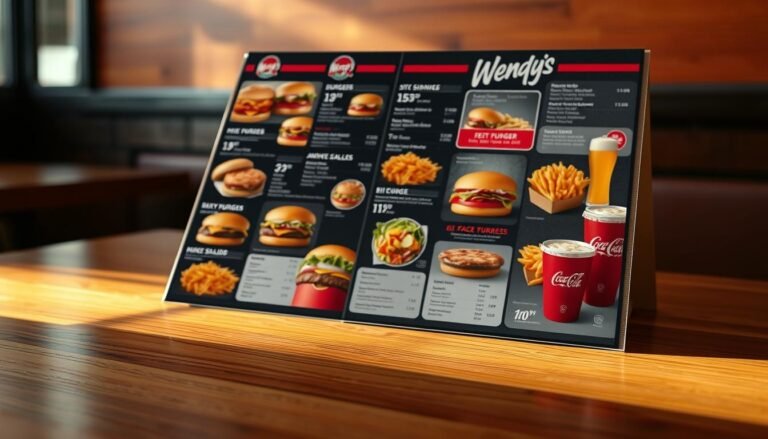 wendy's restaurant menu