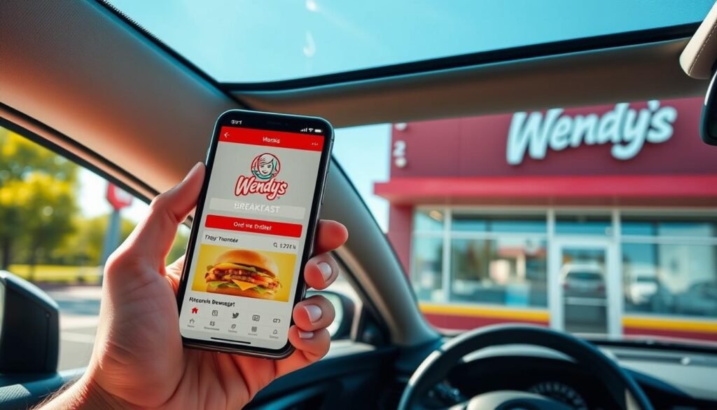 how to order wendy's breakfast