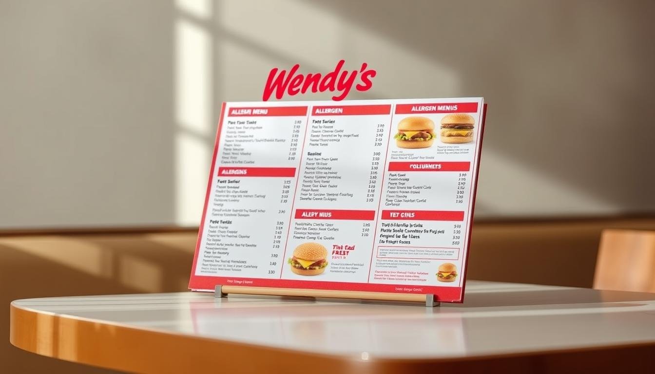 wendy's allergen menu