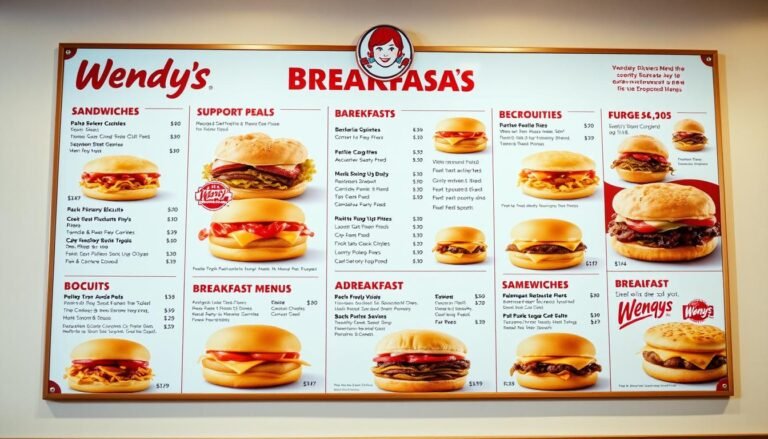 wendy's breakfast menu with prices