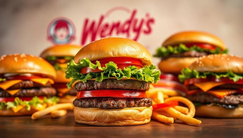 wendy's burger varieties
