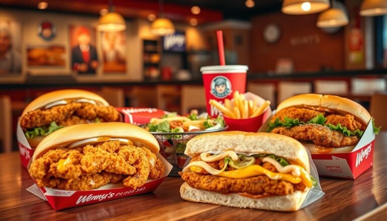 wendy's chicken sandwich menu
