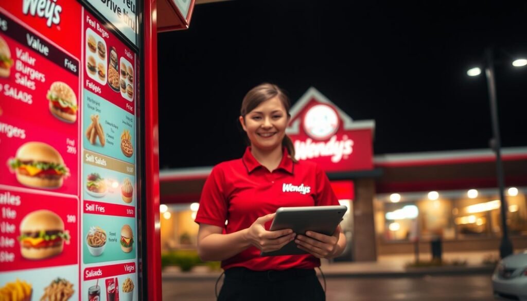 wendy's drive thru menu wendy's drive thru menu