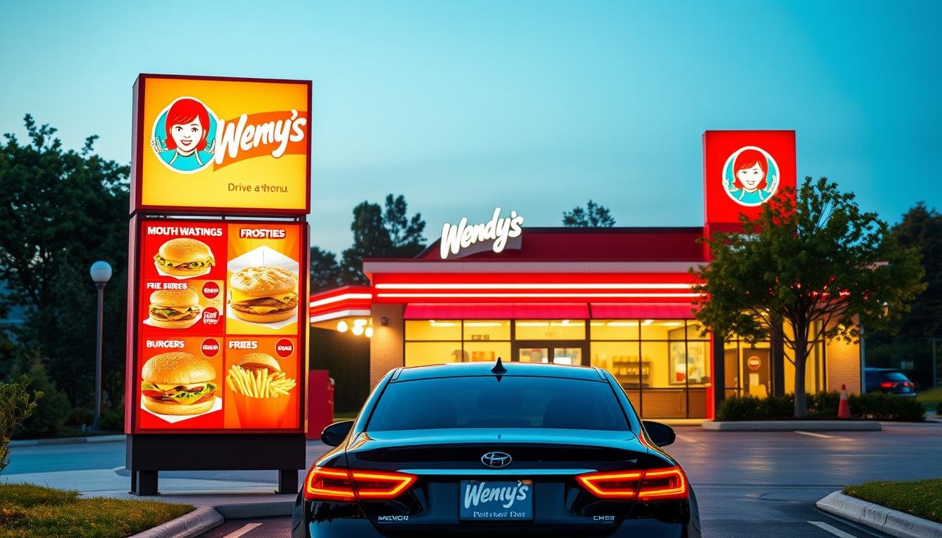 wendy's drive thru menu