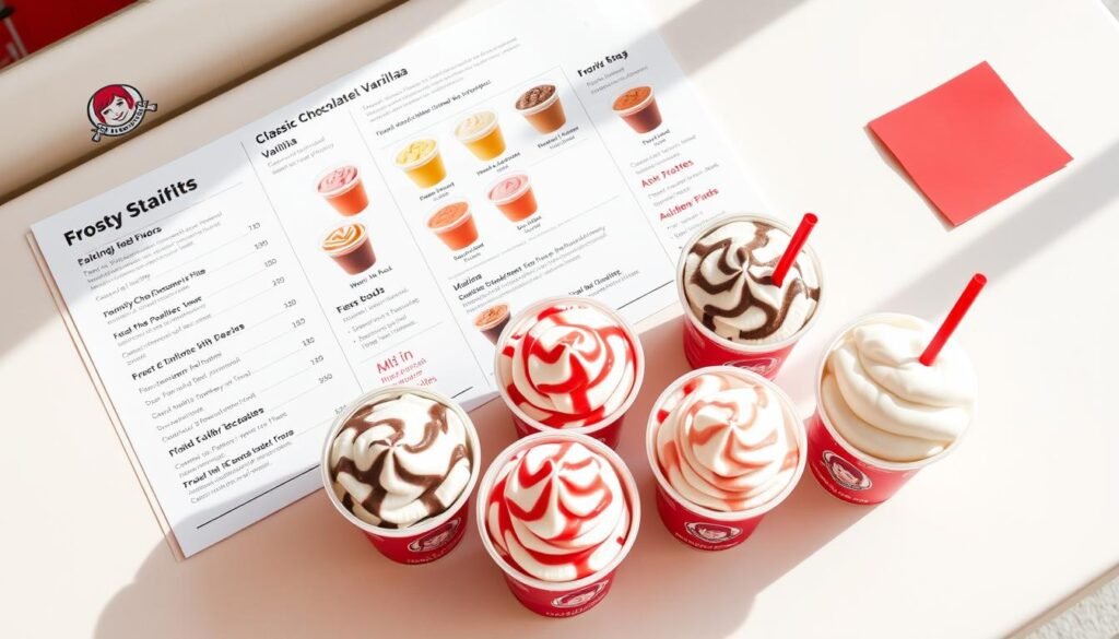 wendy's frosty menu