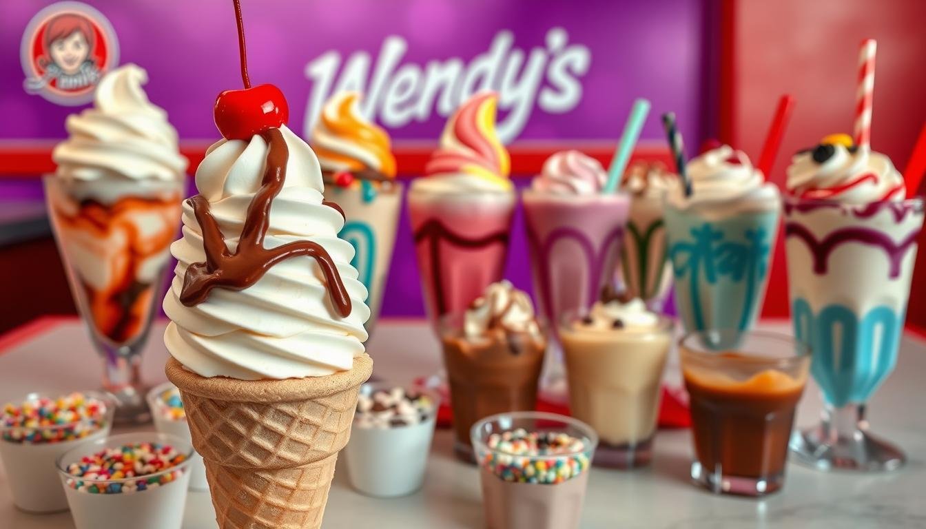 wendy's ice cream menu